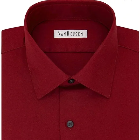 Dress Shirts Lux Sateen Van Heusen Van Heusen Lux Sateen Men's